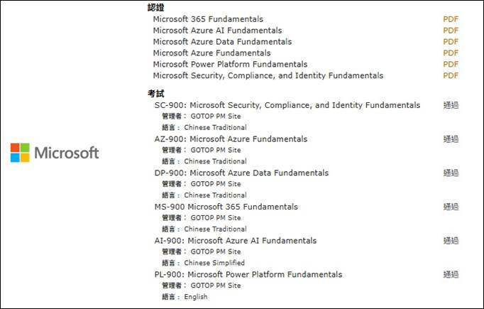 選擇科目與PDF下載